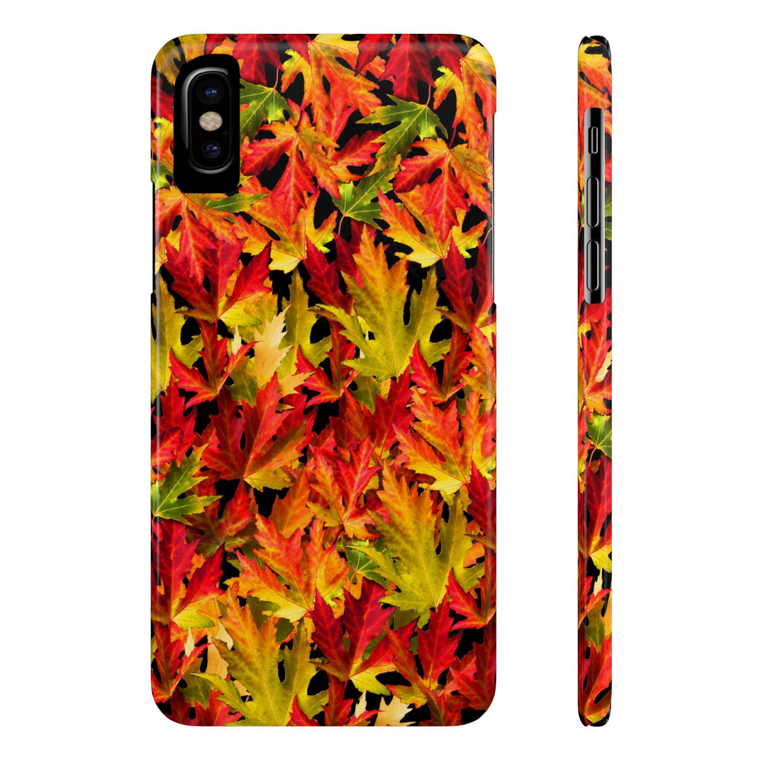 Slim Fall Leaves Slim Cute Phone Cases for Iphone | iPhone 15 Case | iPhone 15 Pro Max Case, Iphone 14, Iphone 14 Pro Max, Iphone 13 - Studio40ParkLane
