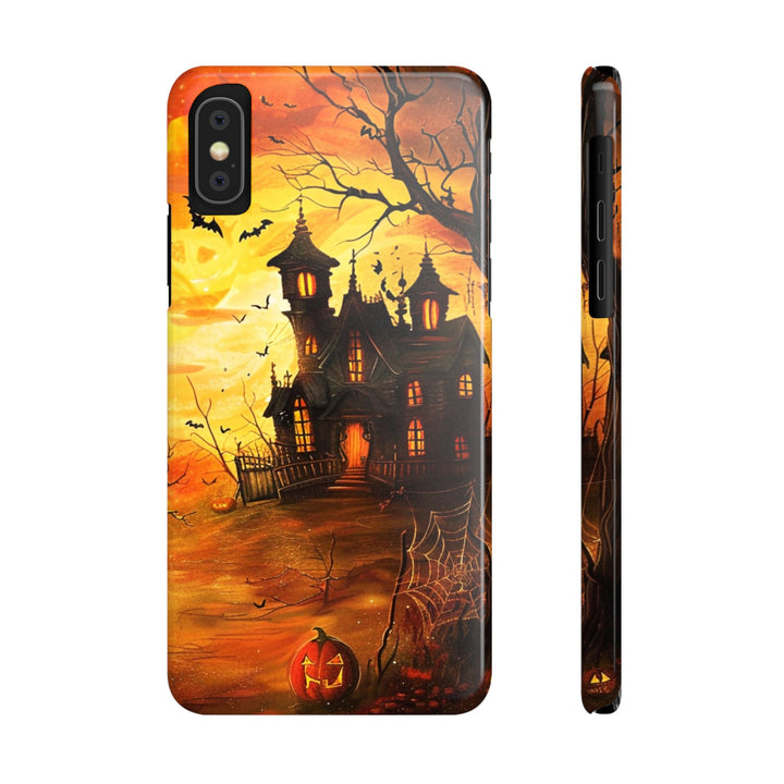 Slim Halloween Spooky Slim Cute Phone Cases for Iphone | iPhone 15 Case | iPhone 15 Pro Max Case, Iphone 14, Iphone 14 Pro Max, Iphone 13 - Studio40ParkLane