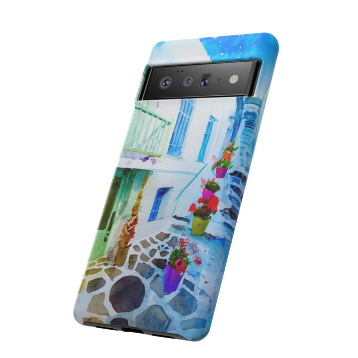 Impact Resistant, Greece House, Cute Phone Cases for Samsung S24, S23, S22, S21, IPhone 15 pro Iphone 14 pro Iphone 13 IPhone 12 Iphone 11 - Studio40ParkLane