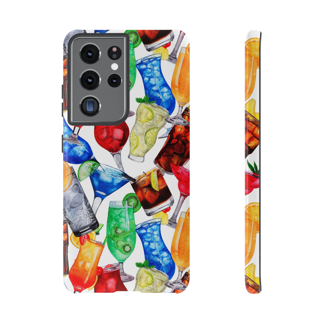 Cute Samsung Case | Cool Iphone Case | Summer Fruit Cocktail, Samsung S24, S23, S22, S21, IPhone 15 Case | Iphone 14 Case, Iphone 13 Case - Studio40ParkLane