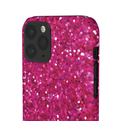 Snap Non-Glitter Muted Pink Play on "Faux" Glitter Effect Cute Phone Cases for Samsung and Iphone, 16, 15, 14, S24, S23, S22, S21, S20, Plus and Ultra