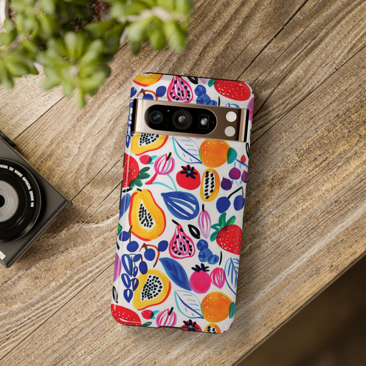 Premium Tough Summer Fruit Collage Gift for Her Cute Phone Cases for Samsung and Iphone, 16, 15, 14, S24, S23, S22, S21, S20, Plus, Ultra, Pro - Studio40ParkLane