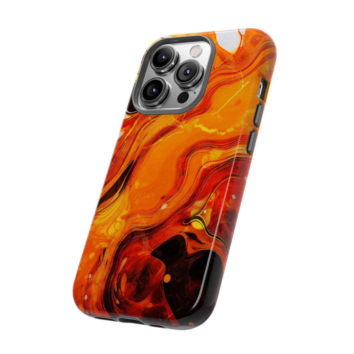 Impact Resistant, Fall Colors Marble, Cute Phone Cases for Samsung S24, S23, S22, S21, IPhone 15 pro Iphone 14 pro Iphone 13 IPhone 12 Iphone 11