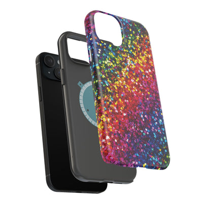 Non Glitter Color Composition Magsafe Cute Phone Case for Iphone Gift for Her,  | iPhone 15 Case | iPhone 15 Pro Max Case, Iphone 14, Iphone 14 Pro Max, Iphone 13, Iphone 16