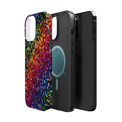 Non Glitter Color Composition Magsafe Cute Phone Case for Iphone Gift for Her,  | iPhone 15 Case | iPhone 15 Pro Max Case, Iphone 14, Iphone 14 Pro Max, Iphone 13, Iphone 16
