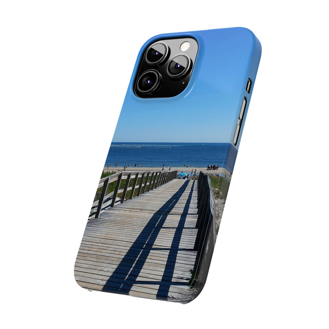 Slim Cute Phone Cases for Iphone - | iPhone 15 Case | iPhone 15 Pro Max Case, Iphone 14 Case, Iphone 14 Pro Max, Iphone 13, Summer Beach Walk - Studio40ParkLane