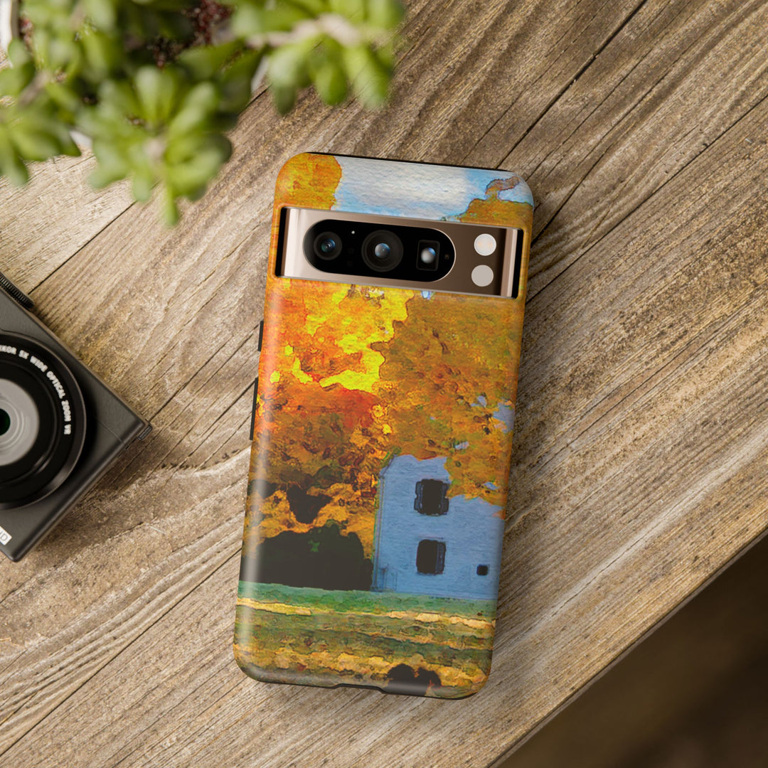 Impact Resistant, Fall Leaves Watercolor, Cute Phone Cases for Samsung S24, S23, S22, S21, IPhone 15 pro Iphone 14 pro Iphone 13 IPhone 12 Iphone 11 - Studio40ParkLane