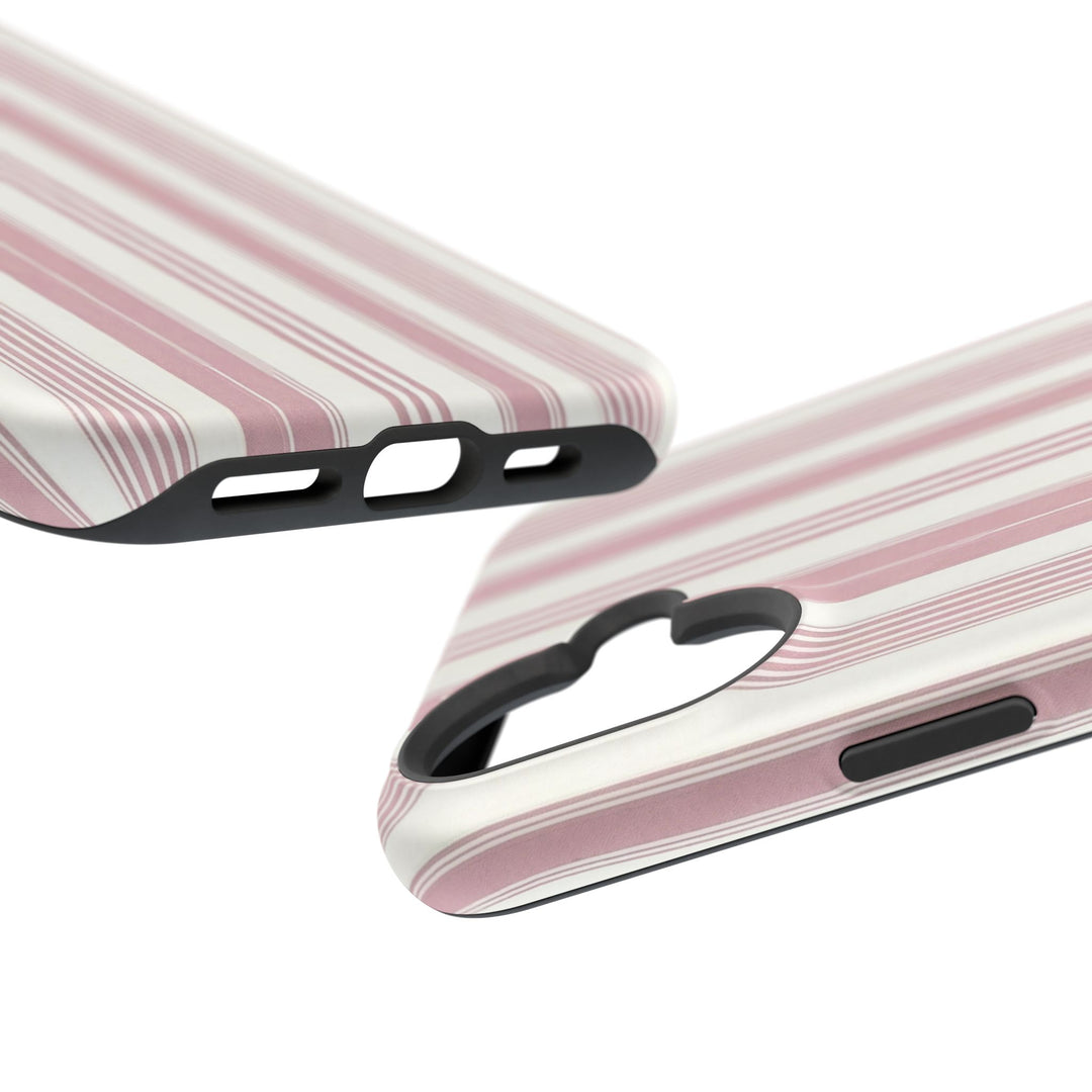 MagSafe Cute Phone Case, Coastal Striped Phone Case for iPhone 17 16 15 14 13 12 Pro Max, Samsung S26 S25 S24 Ultra case - Studio40ParkLane