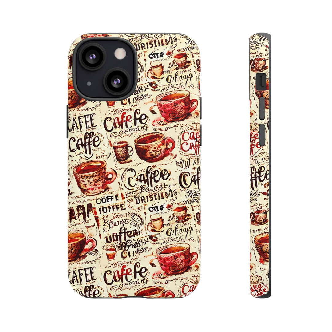Impact Resistant, Paris Bistro Cafe, Cute Phone Cases for Samsung S24, S23, S22, S21, IPhone 15 pro Iphone 14 pro Iphone 13 IPhone 12 Iphone 11 - Studio40ParkLane