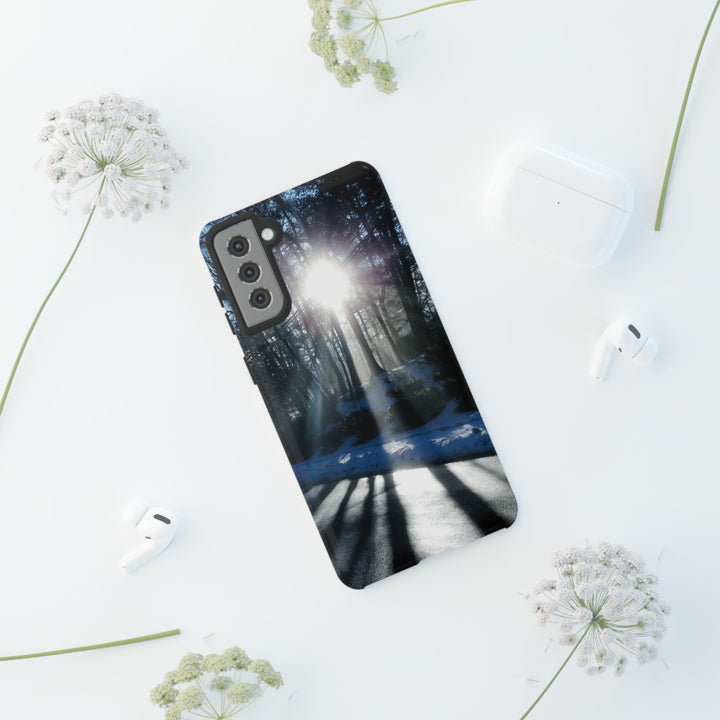 Cute Samsung Phone Case | Aesthetic Samsung Phone Case | Galaxy S23, S22, S21, S20 | Winter Sunshine, Protective Phone Case - Studio40ParkLane