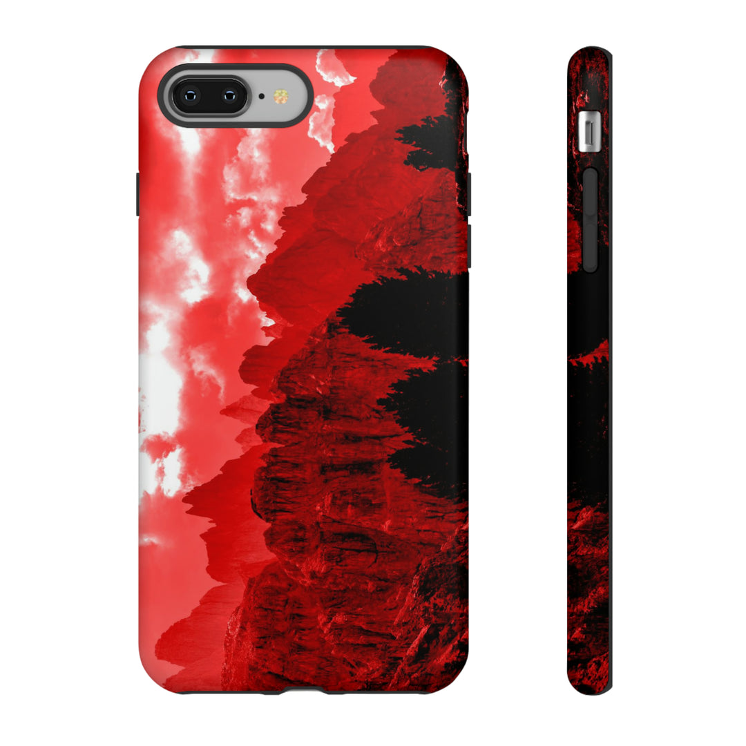 Cute IPhone Case | iPhone 15 Case | iPhone 15 Pro Max Case, Iphone 14 Case, Iphone 14 Pro Max Case IPhone Case for Art Lovers - Red Mountains - Studio40ParkLane