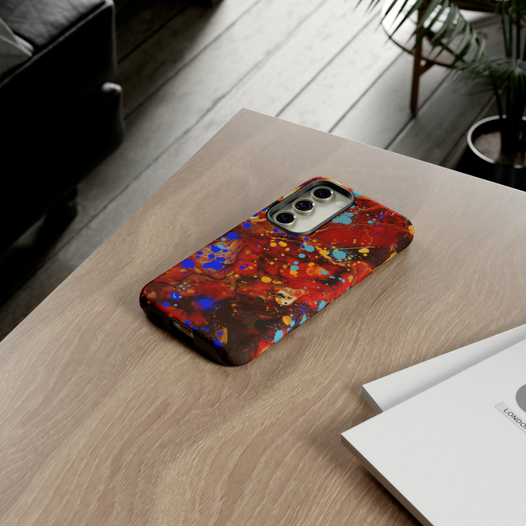 Cool Phone Case | Aesthetic Phone Case | Fall Colors Marble | For Samsung Galaxy S23, S22, S21, S20 | Luxury Double Layer | Cute - Studio40ParkLane