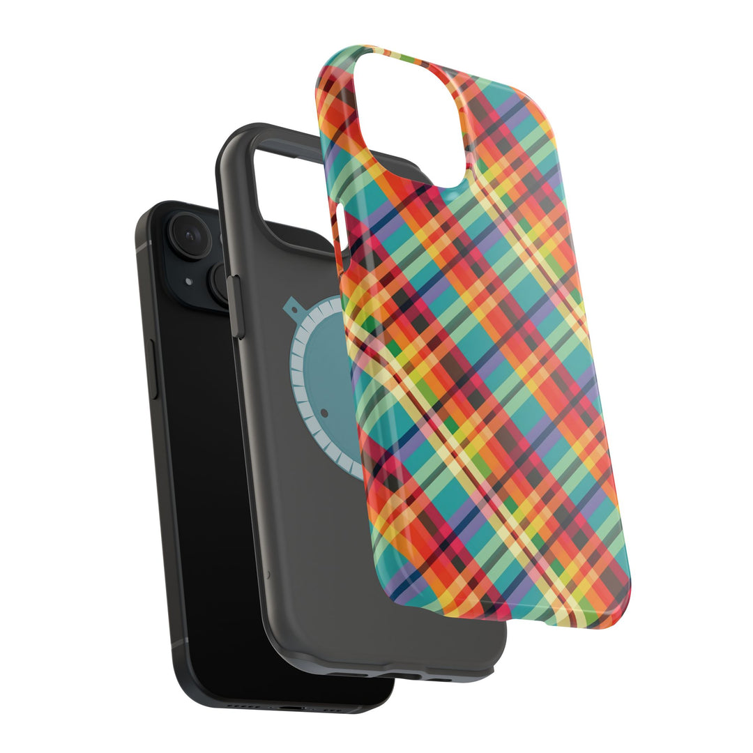 Checkered Plaid Magsafe Gift for Her Cute Phone Case for Iphone, | iPhone 16 | iPhone 15 Pro Max, Iphone 14 Pro Max, 13 12 11 10 9 8 7 - Studio40ParkLane