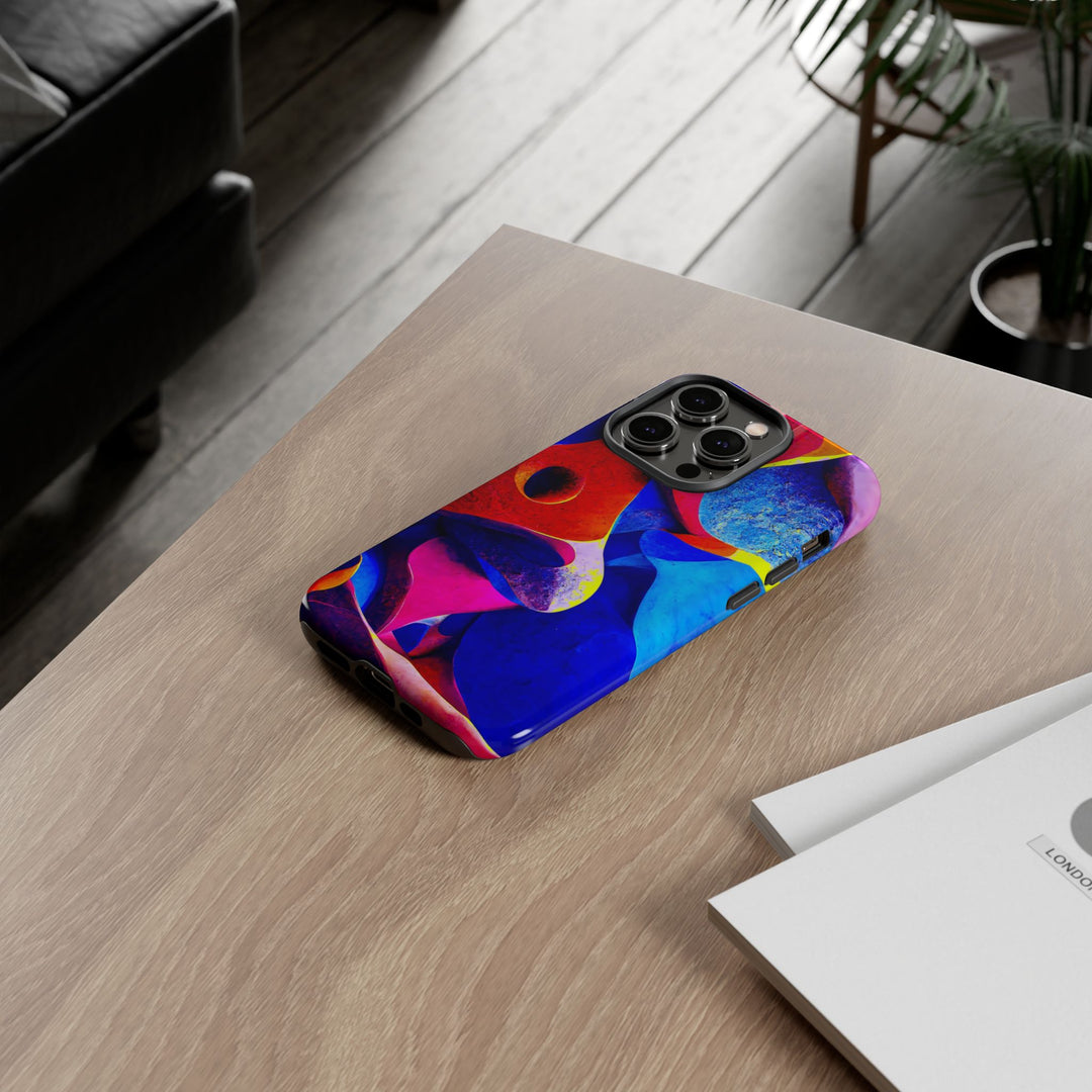 Impact Resistant, Abstract Shapes, Cute Phone Cases for Samsung S24, S23, S22, S21, IPhone 15 pro Iphone 14 pro Iphone 13 IPhone 12 Iphone 11 - Studio40ParkLane