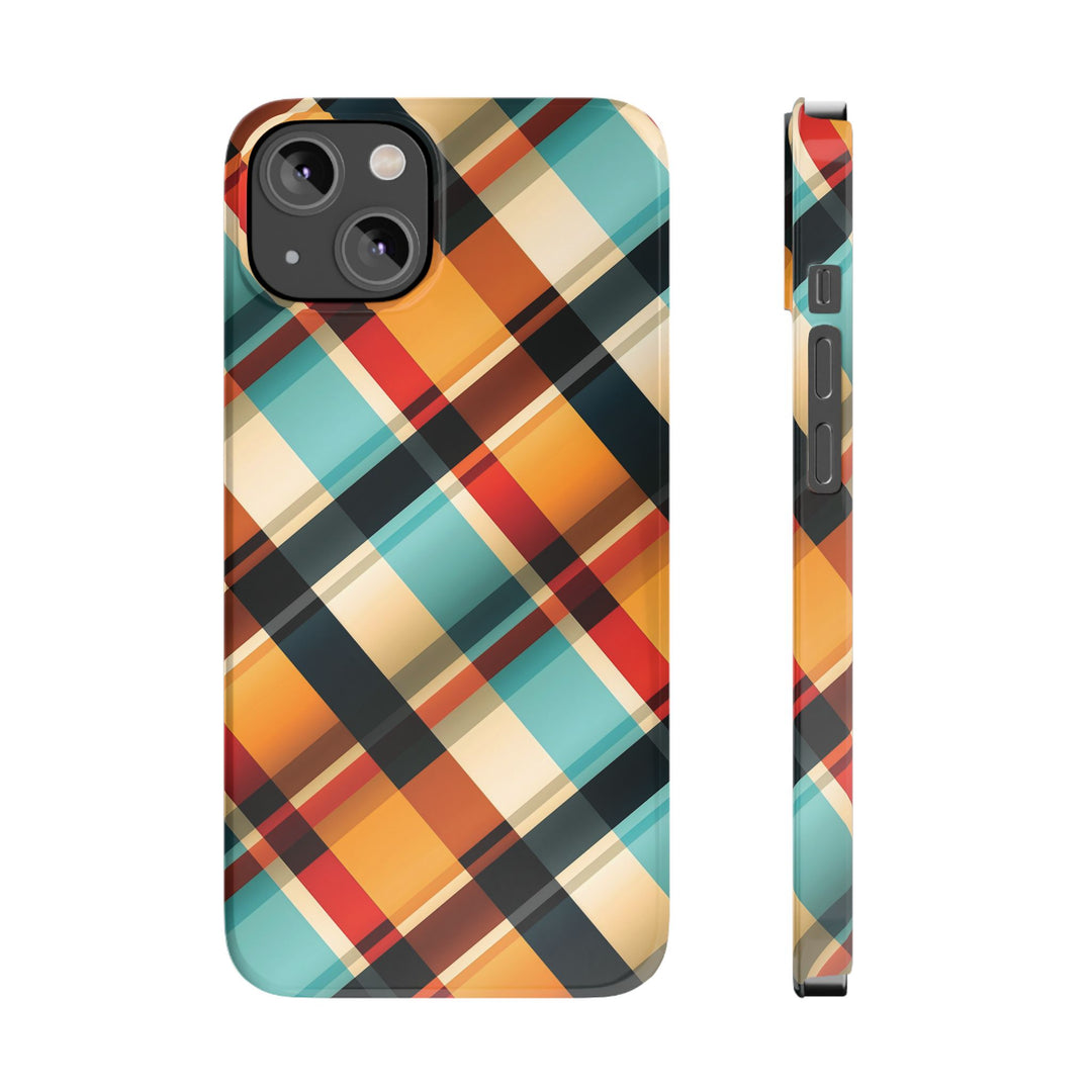 Slim Checkered Plaid Gift for Her Cute Phone Cases for Iphone 16 Pro Max | iPhone 15 Case | iPhone 15 Pro Max Case, Iphone 14, 13, 12, 11, 10, 8, 7 - Studio40ParkLane