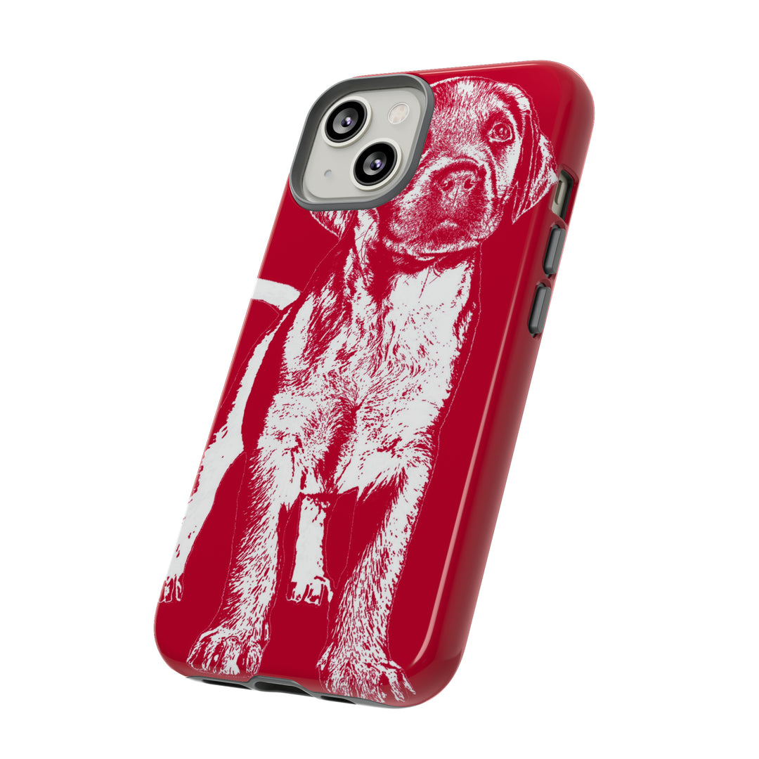 Cute IPhone Case | iPhone 15 Case | iPhone 15 Pro Max Case, Iphone 14 Case, Iphone 14 Pro Max Case IPhone Case for Dog Lovers, Puppy Dog Red - Studio40ParkLane