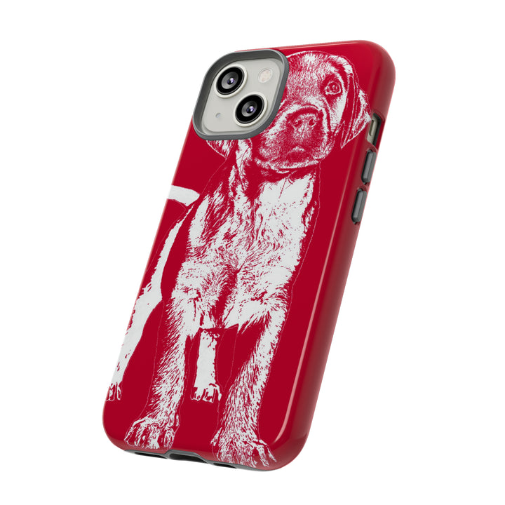 Cute IPhone Case | iPhone 15 Case | iPhone 15 Pro Max Case, Iphone 14 Case, Iphone 14 Pro Max Case IPhone Case for Dog Lovers, Puppy Dog Red - Studio40ParkLane