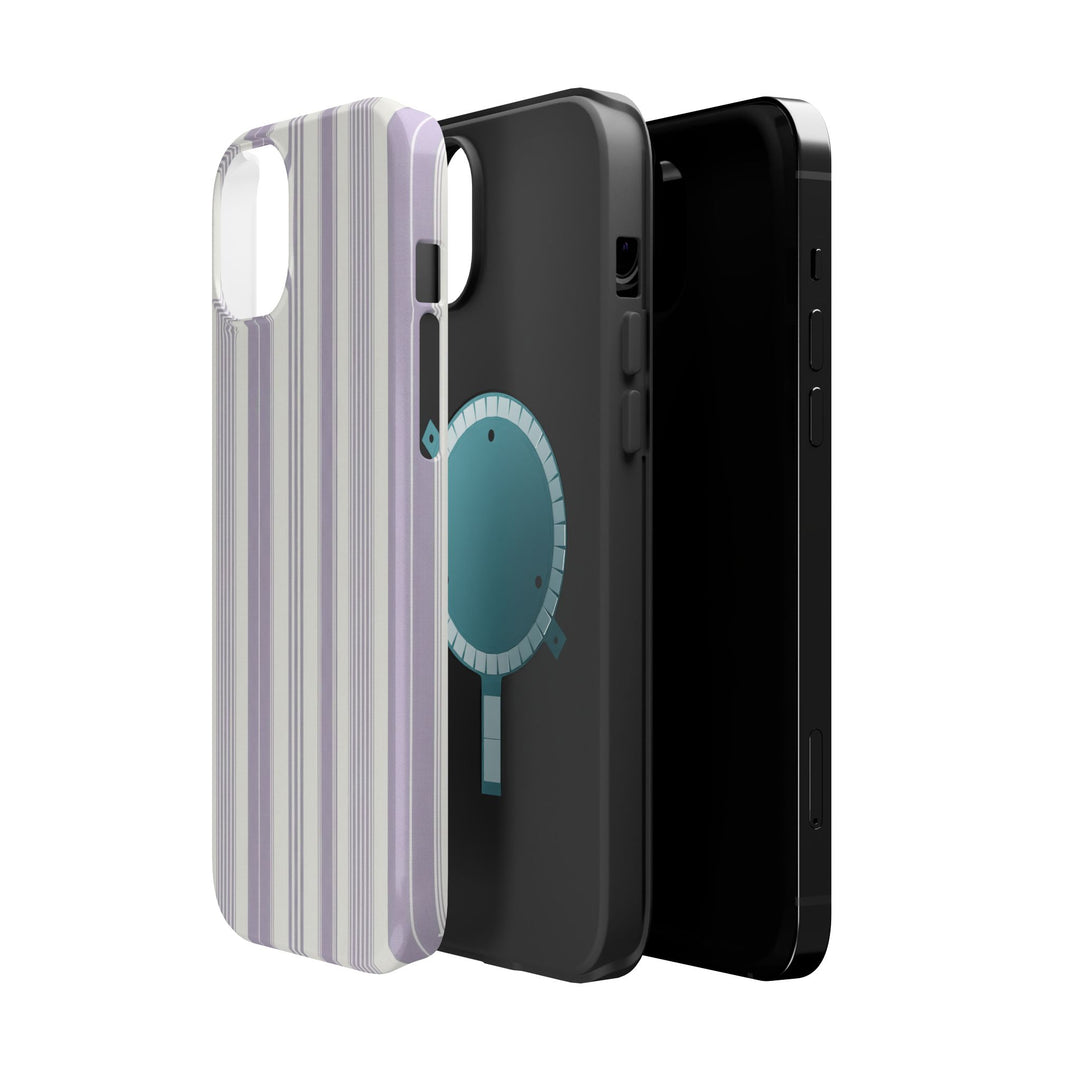MagSafe Cute Phone Case, Coastal Striped Phone Case for iPhone 17 16 15 14 13 12 Pro Max, Samsung S25 S24 S23 Ultra case