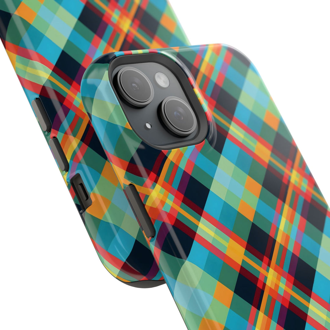 Checkered Plaid Magsafe Gift for Her Cute Phone Case for Iphone, | iPhone 16 | iPhone 15 Pro Max, Iphone 14 Pro Max, 13 12 11 10 9 8 7 - Studio40ParkLane