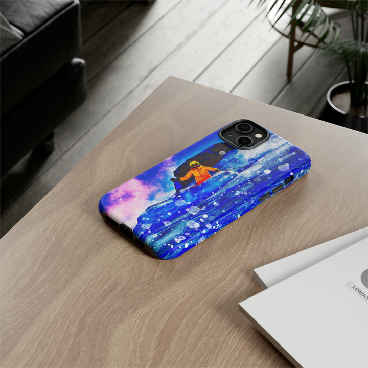 Cute IPhone Case | iPhone 15 Case | iPhone 15 Pro Max Case, Iphone 14 Case, Iphone 14 Pro Max Case IPhone Case for Art Lovers, Skier Mountain - Studio40ParkLane