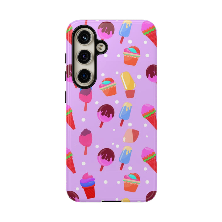 Cute Samsung Case | Cool Iphone Case | Summer Pink Ice - Cream, Samsung S24, S23, S22, S21, IPhone 15 Case | Iphone 14 Case, Iphone 13 Case - Studio40ParkLane
