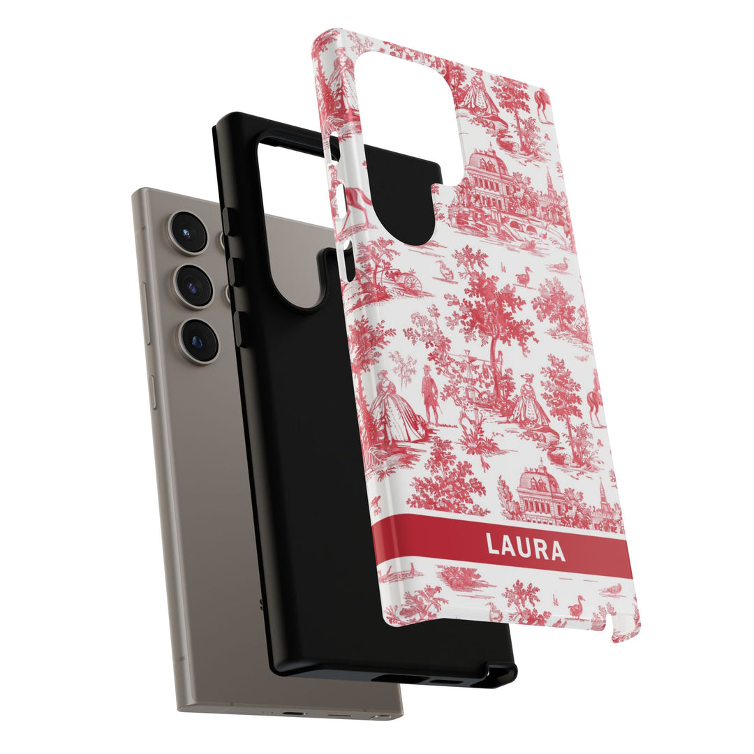Premium Tough Personalized Initial Custom Gift Cute Phone Cases for Samsung Galaxy S24, S23, S22, S21 Plus, Ultra, Iphone 16, 15, 14 Pro Max - Studio40ParkLane