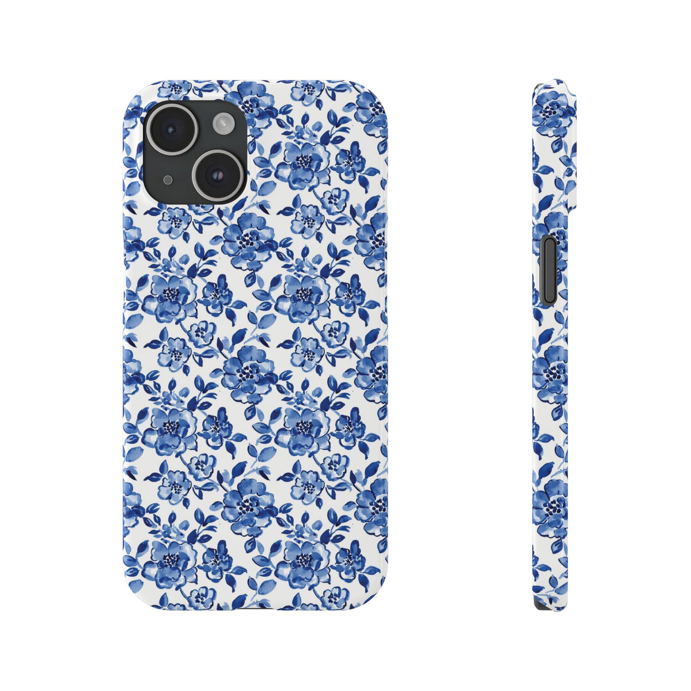 Slim Blue Chinoiserie Gift for Her Cute Phone Cases for Iphone 16 Pro Max | iPhone 15 Case | iPhone 15 Pro Max Case, Iphone 14, Iphone 14 Pro Max, Iphone 13 12 11 8 7