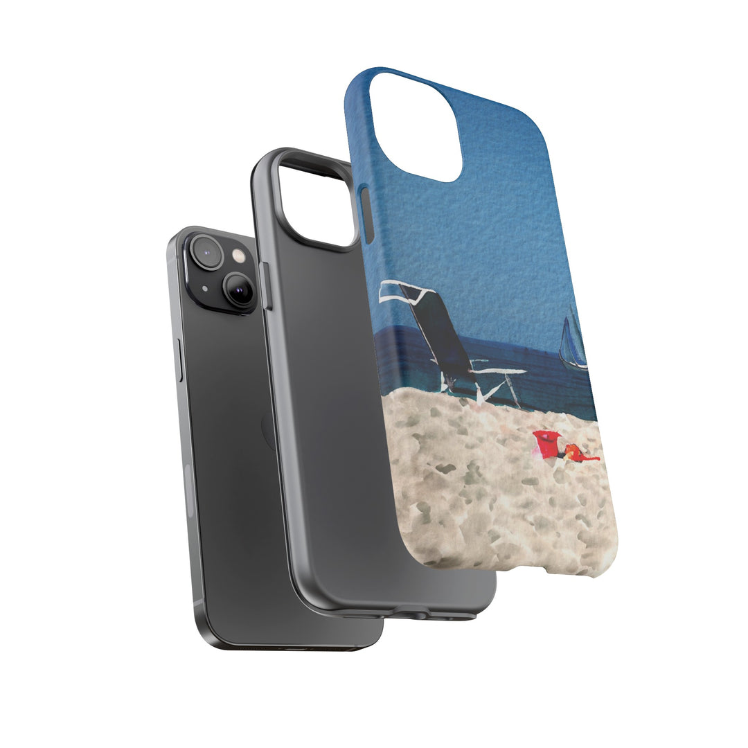 Cute Samsung Case | Cool Iphone Case | Summer Blue Beach Chair, Samsung S24, S23, S22, S21, IPhone 15 Case | Iphone 14 Case, Iphone 13 Case - Studio40ParkLane
