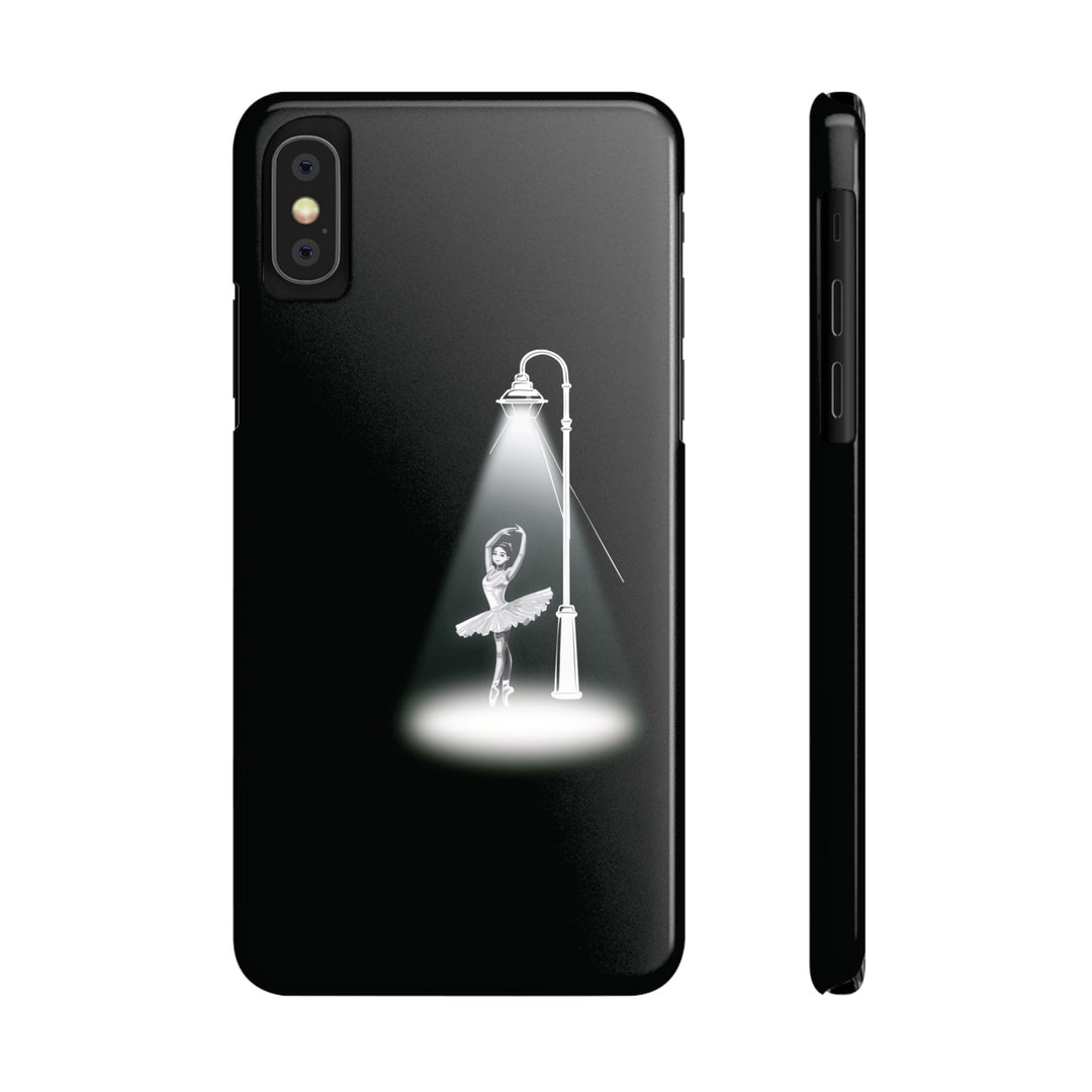 Slim Ballet Dancer Spotlight Gift for Her Cute Phone Cases for Iphone 16 Pro Max | iPhone 15 Case | iPhone 15 Pro Max Case, Iphone 14, 13, 12, 11, 10, 8, 7 - Studio40ParkLane