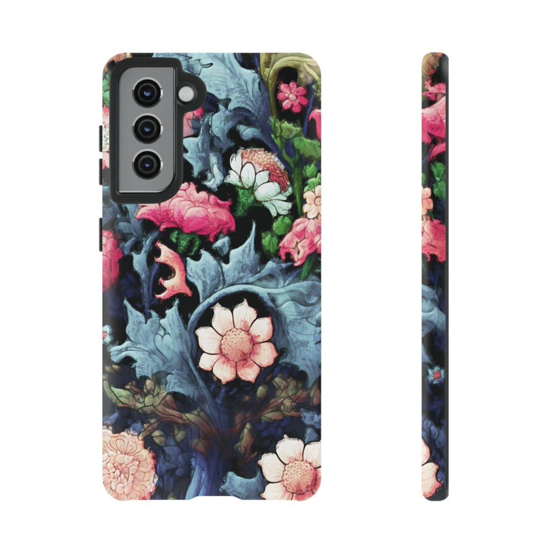 Cute Samsung Phone Case | Aesthetic Samsung Phone Case | Galaxy S23, S22, S21, S20 | Luxury Double Layer | Cool Flowers Design Floral - Studio40ParkLane