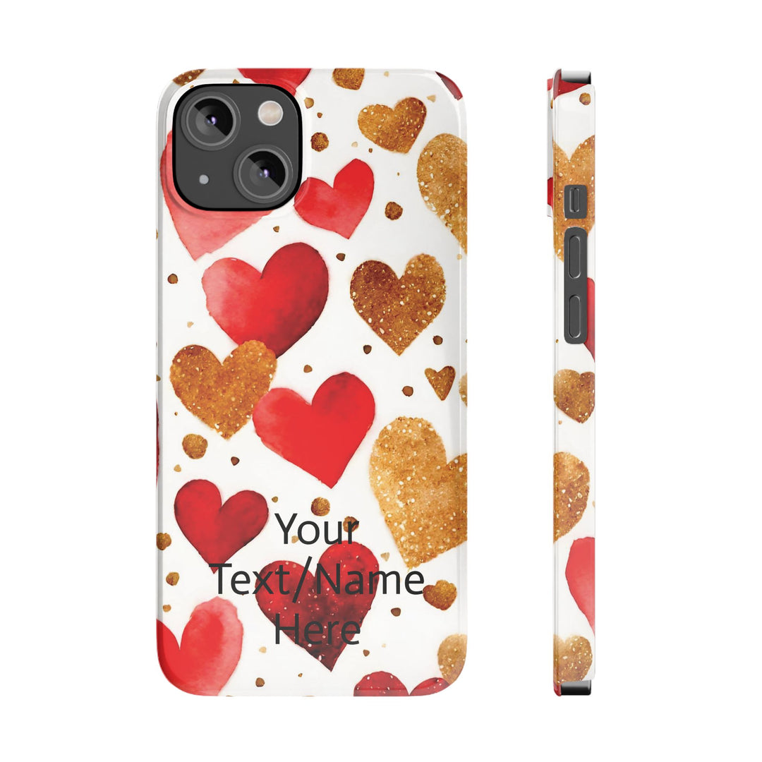 Slim Custom Personalized Valentine Love Gift for Her Cute Phone Cases for Iphone 16 Pro Max | iPhone 15 Case | iPhone 15 Pro Max Case, Iphone 14 - Studio40ParkLane