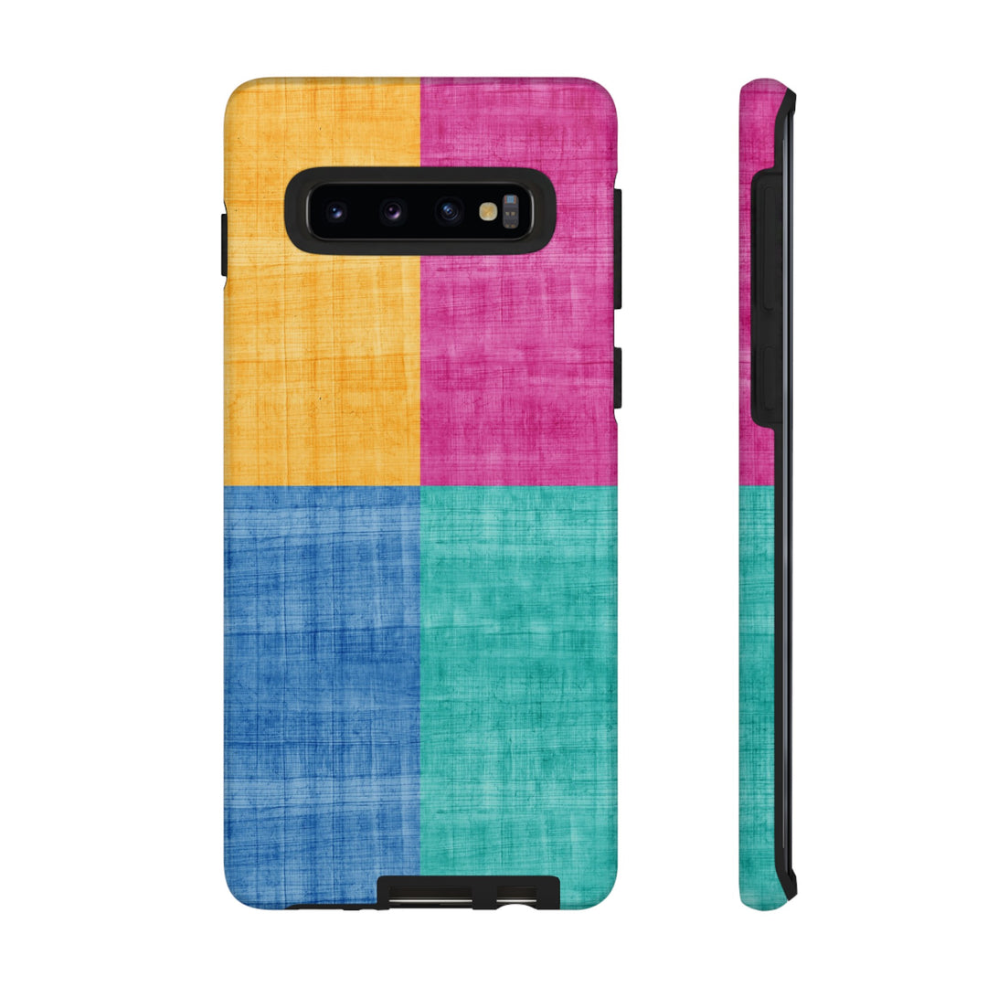 Impact Resistant, Colored Shapes, Cute Phone Cases for Samsung S24, S23, S22, S21, IPhone 15 pro Iphone 14 pro Iphone 13 IPhone 12 Iphone 11 - Studio40ParkLane