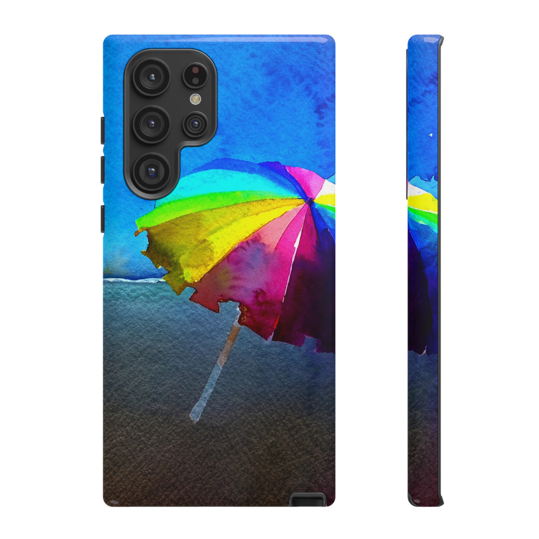 Cute Samsung Case | Cool Iphone Case | Summer Colorful Beach Parasol, Samsung S24, S23, S22, S21, IPhone 15 Case | Iphone 14 Case, Iphone 13 Case - Studio40ParkLane