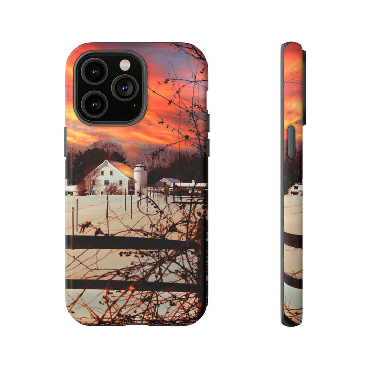 Cool Phone Case | Winter Sunset, For iPhone 15 Case | iPhone 15 Pro Case, Iphone 14 Case, Iphone 14 Pro Max Case, Protective Iphone Case - Studio40ParkLane