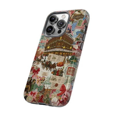 Aesthetic Tough London Coquette Collage Premium Phone Case - For iPhone 17 Pro Max iPhone 16 Pro iPhone 15 Iphone 14 Plus 13 Pro 12 11 10 XR - Studio40ParkLane