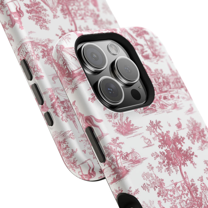 Magsafe French Toile Personalized Initial Custom Gift Cute Phone Cases for Iphone 16 Pro Max | iPhone 15, Pro Max Case, Iphone 14, 13, 12, 11, 10 - Studio40ParkLane