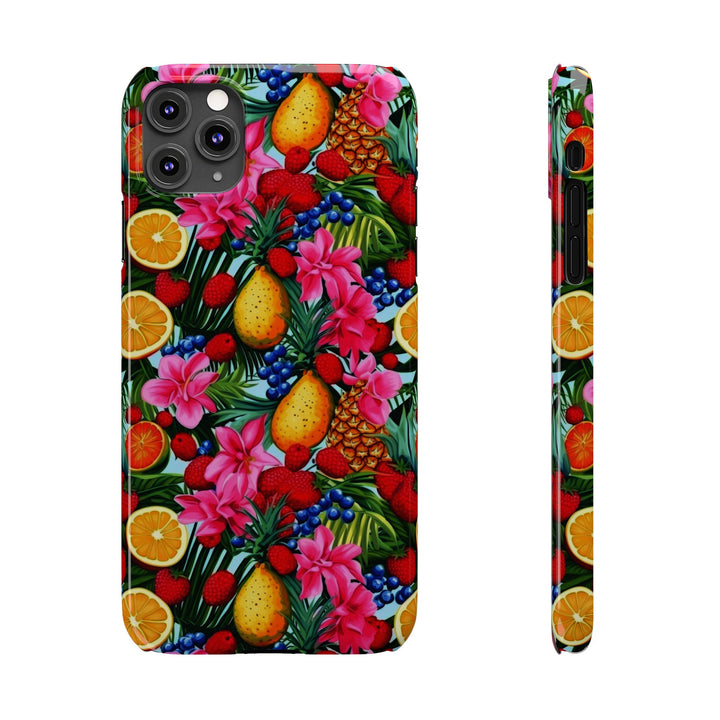 Slim Cute Phone Cases for Iphone - | iPhone 15 Case | iPhone 15 Pro Max Case, Iphone 14 Case, Iphone 14 Pro Max, Iphone 13, Summer Mixed Fruit - Studio40ParkLane