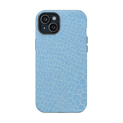 Non Leather Blue Color Pattern Magsafe Cute Phone Case for Iphone Gift for Her, | iPhone 15 Case | iPhone 15 Pro Max Case, Iphone 14, Iphone 14 Pro Max, Iphone 13, Iphone 16