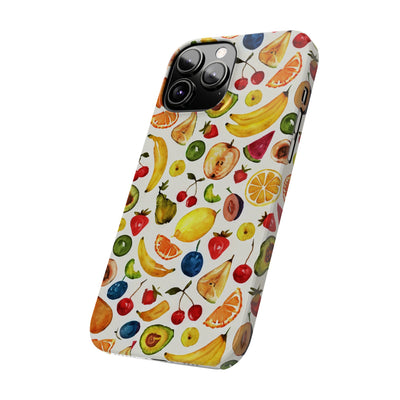 Fruit Mix Display Slim Cute Phone Cases for Iphone  | iPhone 15 Case | iPhone 15 Pro Max Case, Iphone 14, Iphone 14 Pro Max, Iphone 13