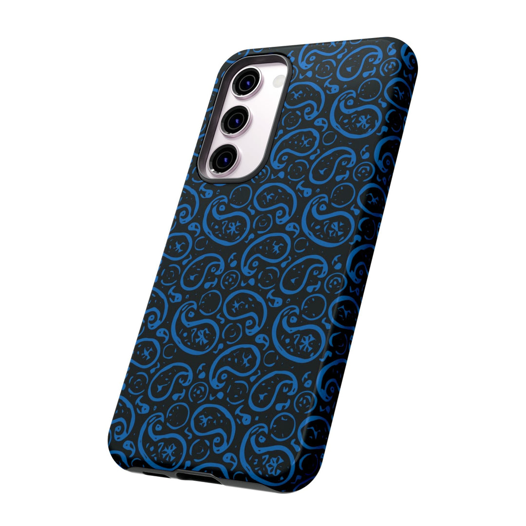 Samsung Galaxy Phone Case | Galaxy S23, S22, S21, S20 | Luxury Case Double Layered | Impact Resistant | Fashionable - Paisley 4 - Studio40ParkLane