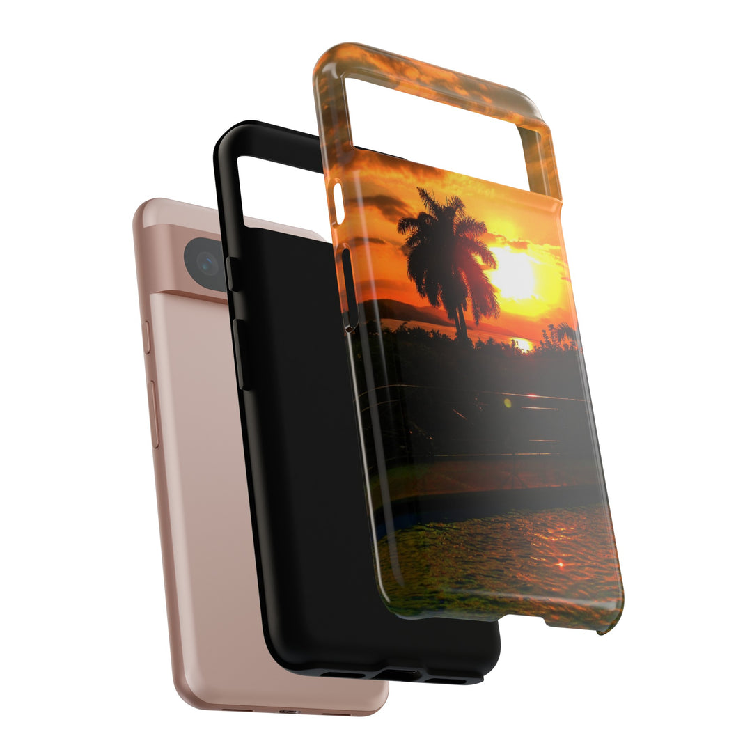 Cute Samsung Case | Cool Iphone Case | Summer Jamaica Pool Sunset, Samsung S24, S23, S22, S21, IPhone 15 Case | Iphone 14 Case, Iphone 13 Case - Studio40ParkLane