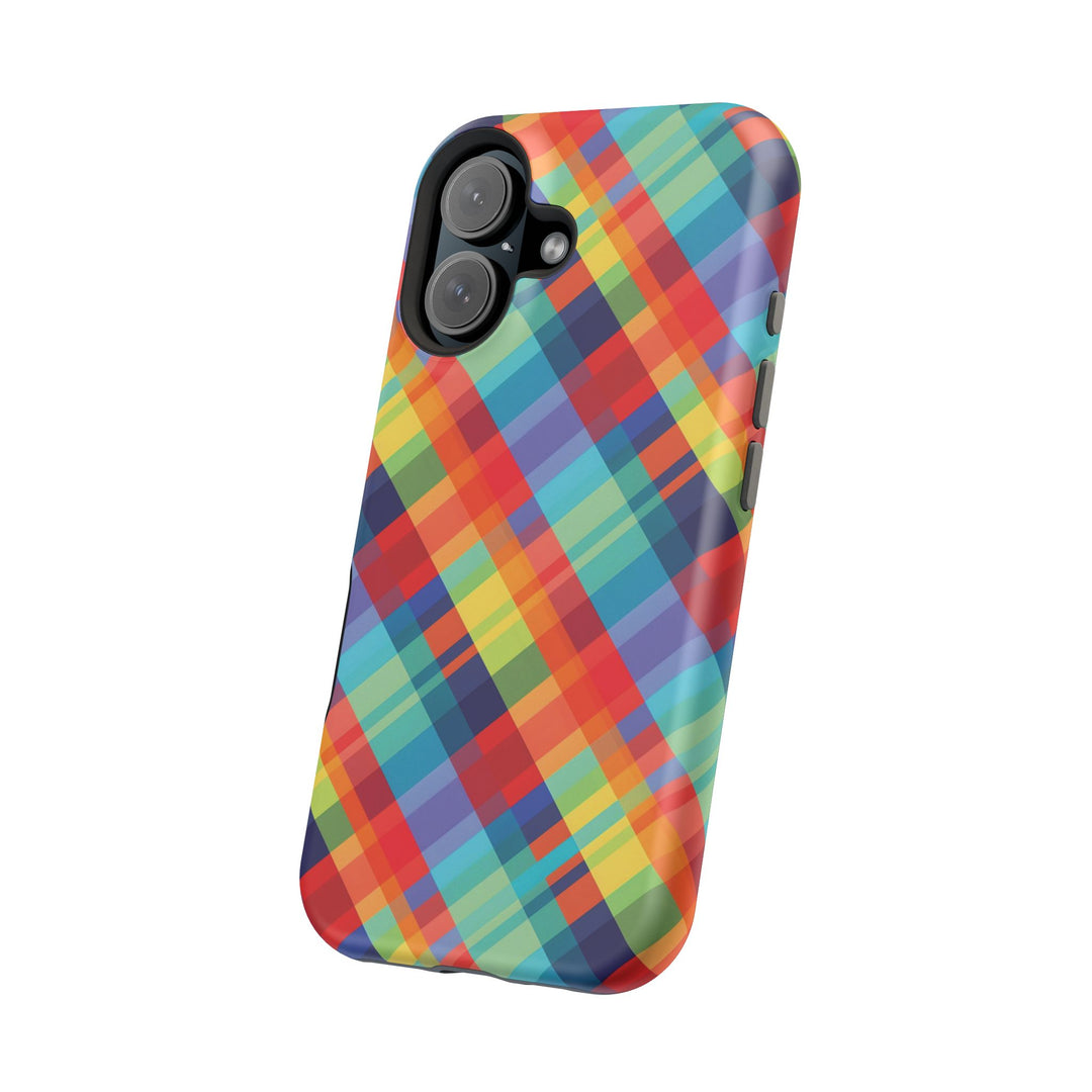 Checkered Plaid Magsafe Gift for Her Cute Phone Case for Iphone, | iPhone 16 | iPhone 15 Pro Max, Iphone 14 Pro Max, 13 12 11 10 9 8 7 - Studio40ParkLane