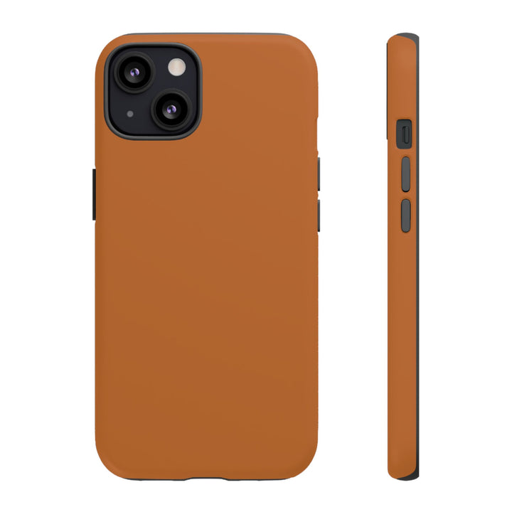 Premium Tough Rusty Brown Orange Gift for Her Cute Phone Cases for Samsung S25 S24, S23, S22, S21, Iphone, 16, 15, 14, 13 Pro Max Ultra - Studio40ParkLane