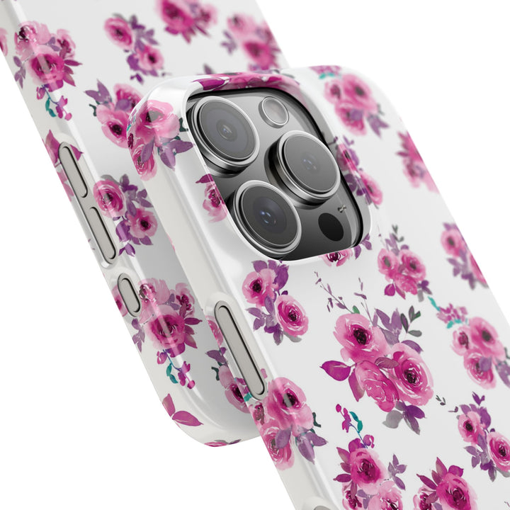 Sleek Snap Flowers Gift for Her Cute Phone Case for iPhone 16 15 14 13 12 11 X Xs Max Xr Pro Plus Samsung Galaxy S24 S23 S22 S21 S20 Ultra