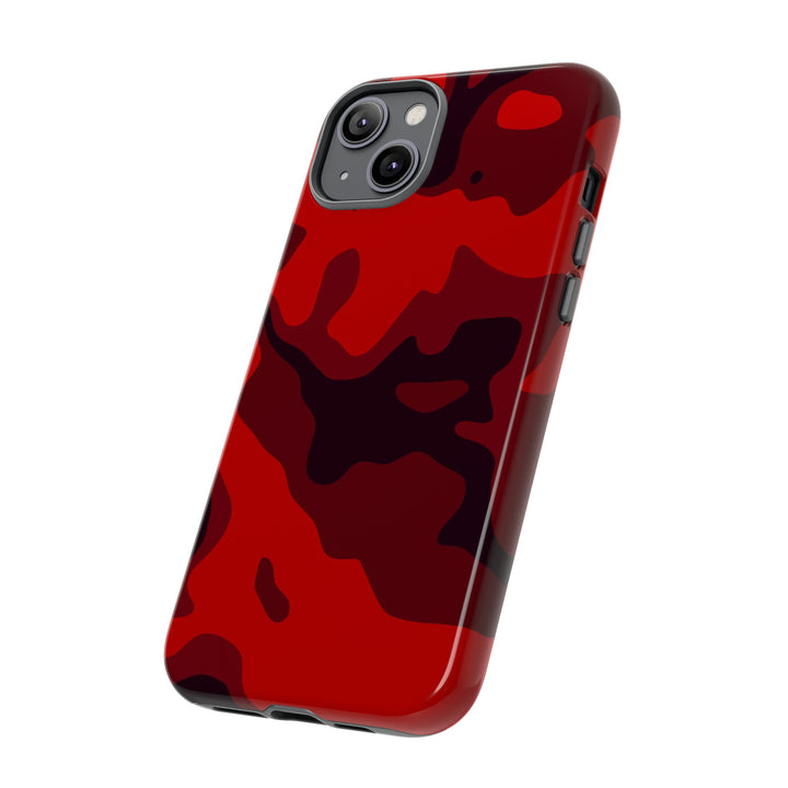 Cute IPhone Case | iPhone 15 Case | iPhone 15 Pro Max Case, Iphone 14 Case, Iphone 14 Pro Max Case IPhone Case for Art Lovers - Red Camo - Studio40ParkLane