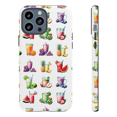 Cute Samsung Case | Cool Iphone Case | Tropical Summer Fruit Cocktail, Samsung S24, S23, S22, S21, IPhone 15 Case | Iphone 14 Case, Iphone 13 Case