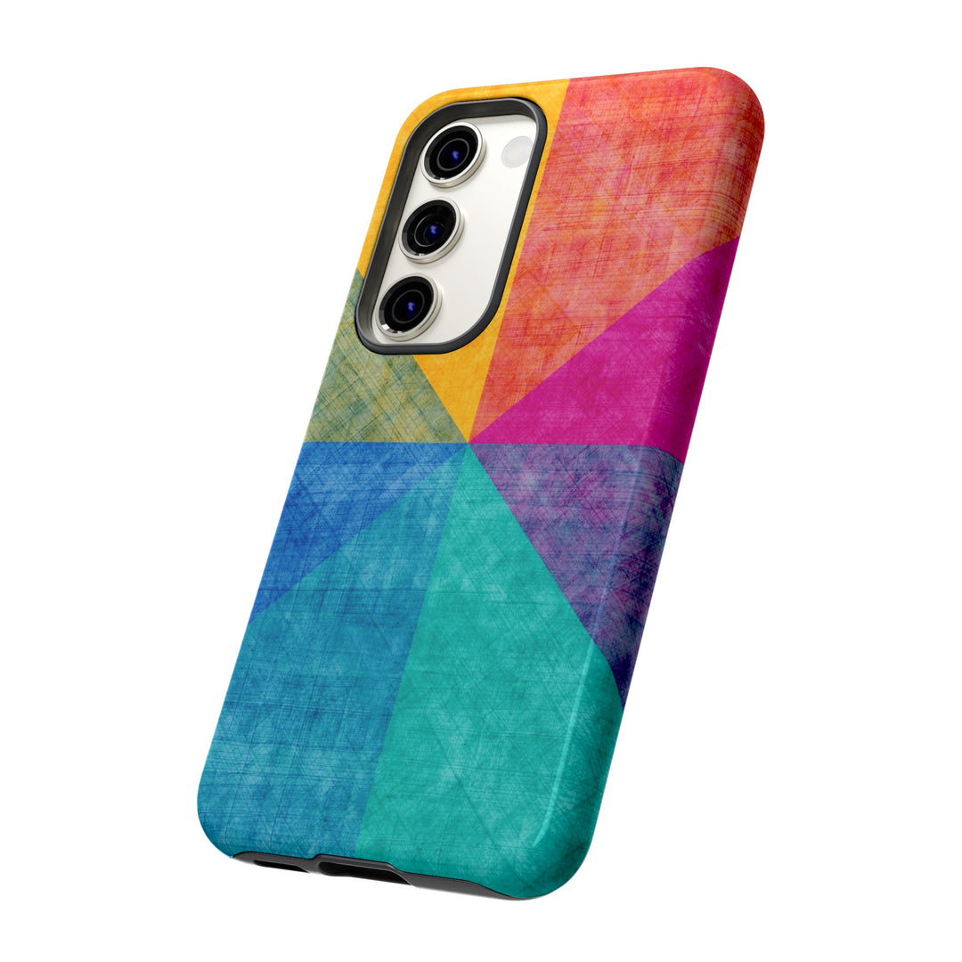 Impact Resistant, Colored Shapes, Cute Phone Cases for Samsung S24, S23, S22, S21, IPhone 15 pro Iphone 14 pro Iphone 13 IPhone 12 Iphone 11 - Studio40ParkLane