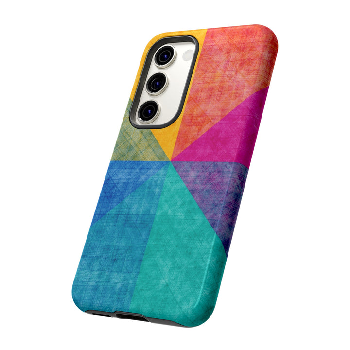 Impact Resistant, Colored Shapes, Cute Phone Cases for Samsung S24, S23, S22, S21, IPhone 15 pro Iphone 14 pro Iphone 13 IPhone 12 Iphone 11 - Studio40ParkLane