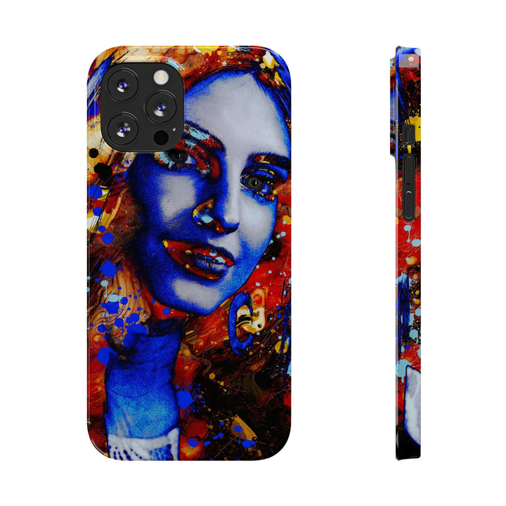 Slim Cute Phone Cases for Iphone - | iPhone 15 Case | iPhone 15 Pro Max Case, Iphone 14 Case, Iphone 14 Pro Max, Iphone 13, Marble Splash Face - Studio40ParkLane