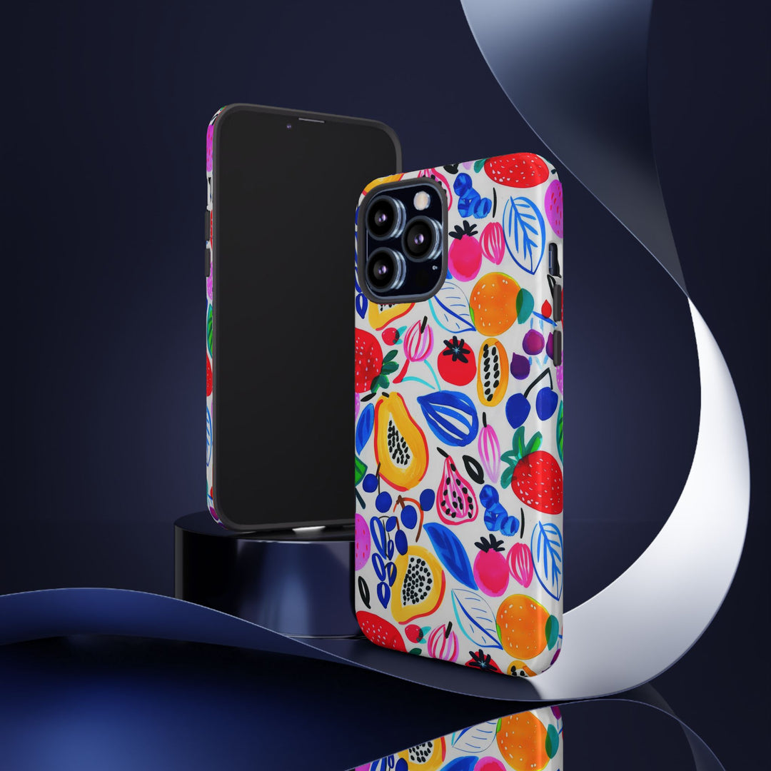 Summer Fruit Cute Tough Phone Case - For Apple iPhone 17, 16 Pro Max, 15 Pro Max, 14 Plus 13 Pro 12, Samsung Galaxy S26, S25, S24 Plus Ultra